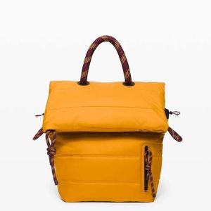 RARE lululemon x roksanda | gold rush backpack